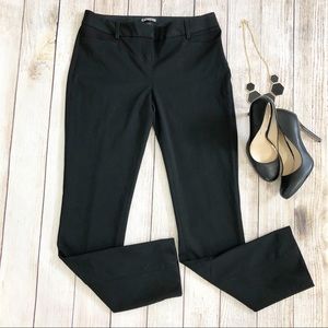 Express Black Slim Fit Columnist Pant Size 2R